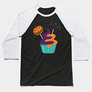 Creepy Cupcake Baseball T-Shirt